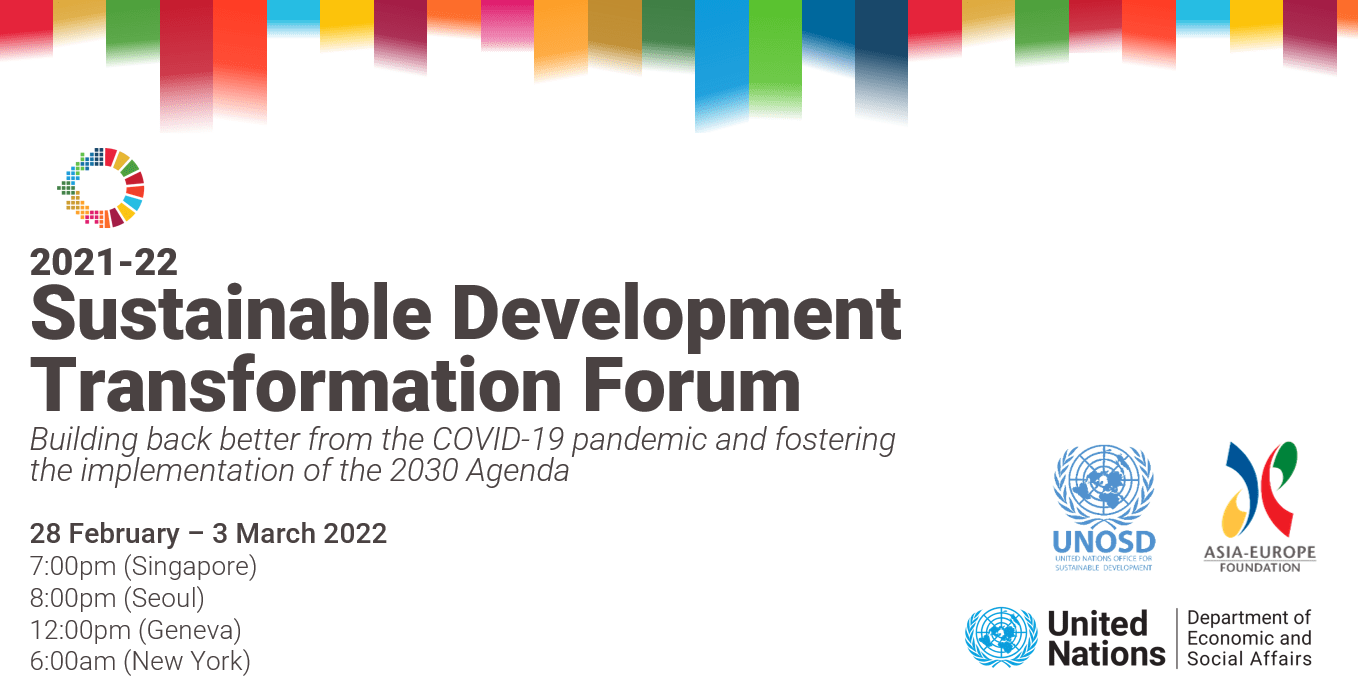 Sustainable Development Transformation Forum 2021