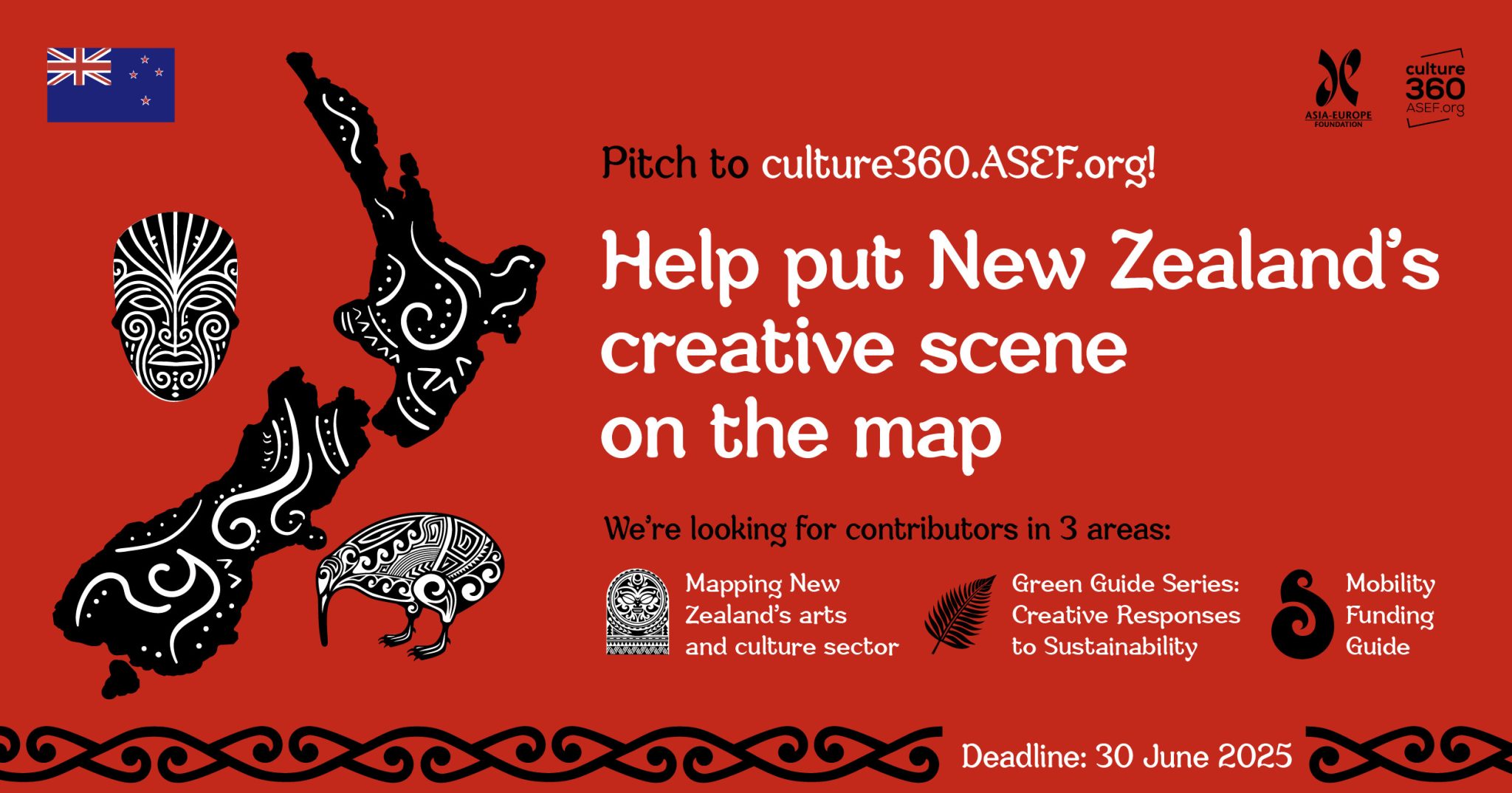 Pitch to culture360.ASEF.org | Spotlight on New Zealand